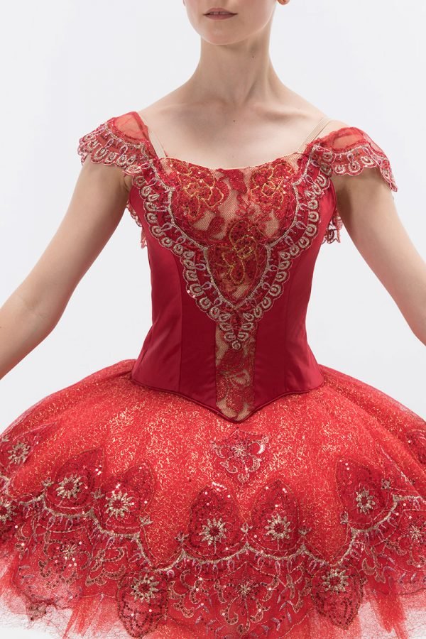 Red and gold tutu - Image 3