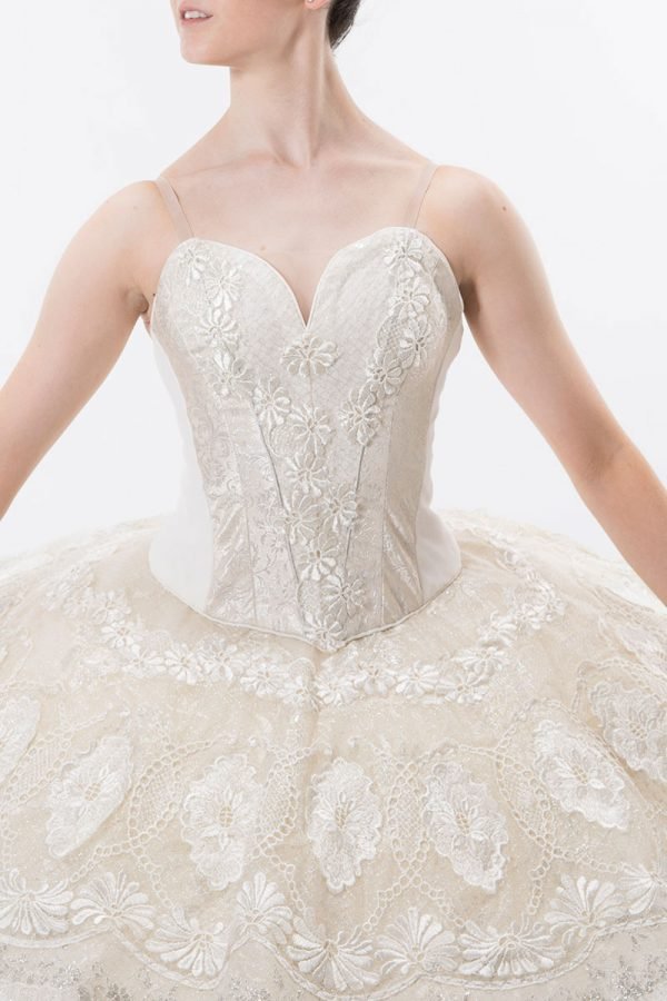 Ivory and silver tutu - Image 3