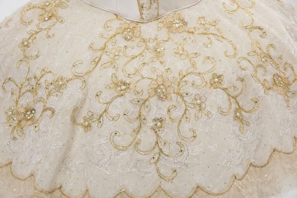 Ivory and gold tutu - Image 5